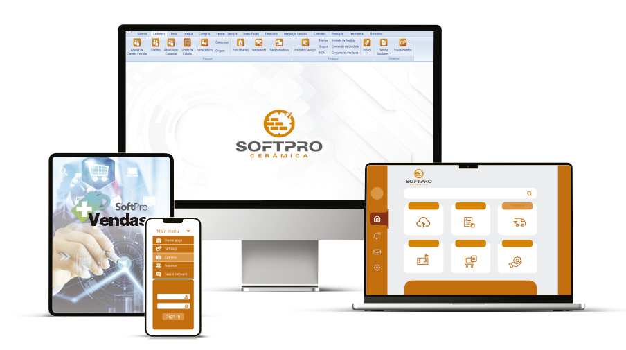 Folder SoftPro Ceramica Impresso
